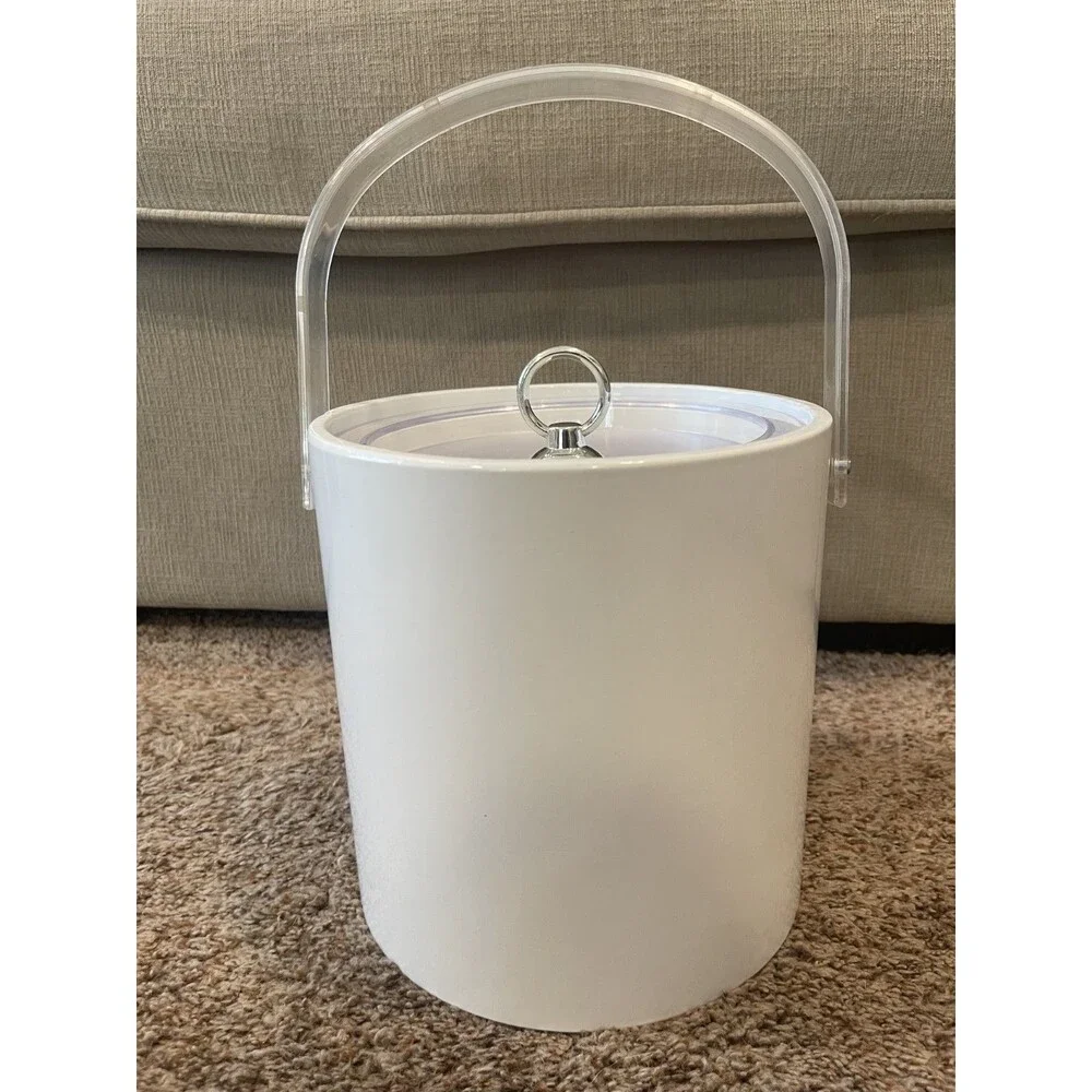 vintage Budweiser vinyl-wrapped insulated ice bucket